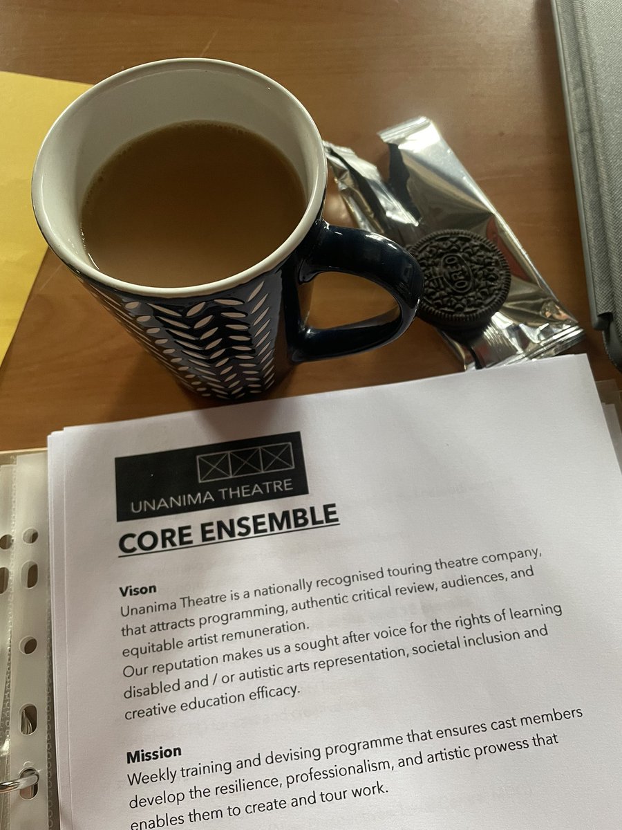 saehack's tweet image. Fuelled and ready to go for Unanima’s Trustee away day 💪

@unanimatheatre