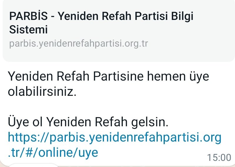 YENİDEN REFAH OSMANİYE İL BŞK. (@refahosm) on Twitter photo 