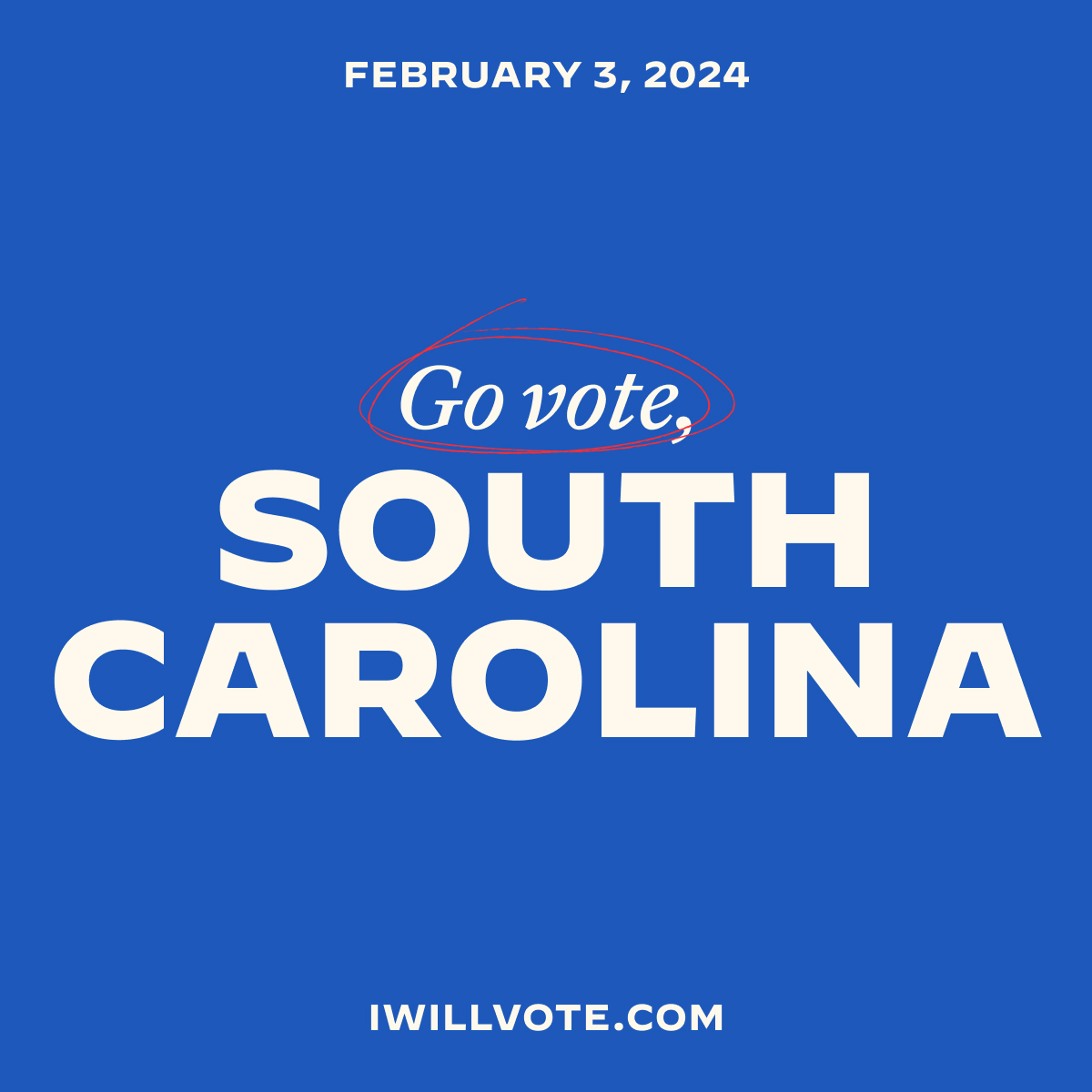 South Carolina, polls are now open! Your vote is your voice, and your voice is your power: IWillVote.com/SC.