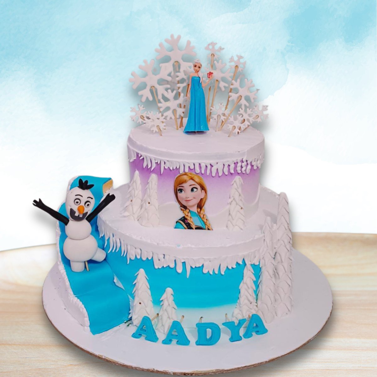cake_o_clocks's tweet image. Let it go with our Frozen Theme Cake! ❄️✨

Perfect for fans of Elsa, Anna, and Olaf, this cake is sure to bring a touch of winter magic to your celebration.

Follow us on Facebook &amp;amp; Instagram for more cakes - Cake'O'Clocks

#cakeoclocks #cakeoclockss #CustomisedCake #FrozenCake