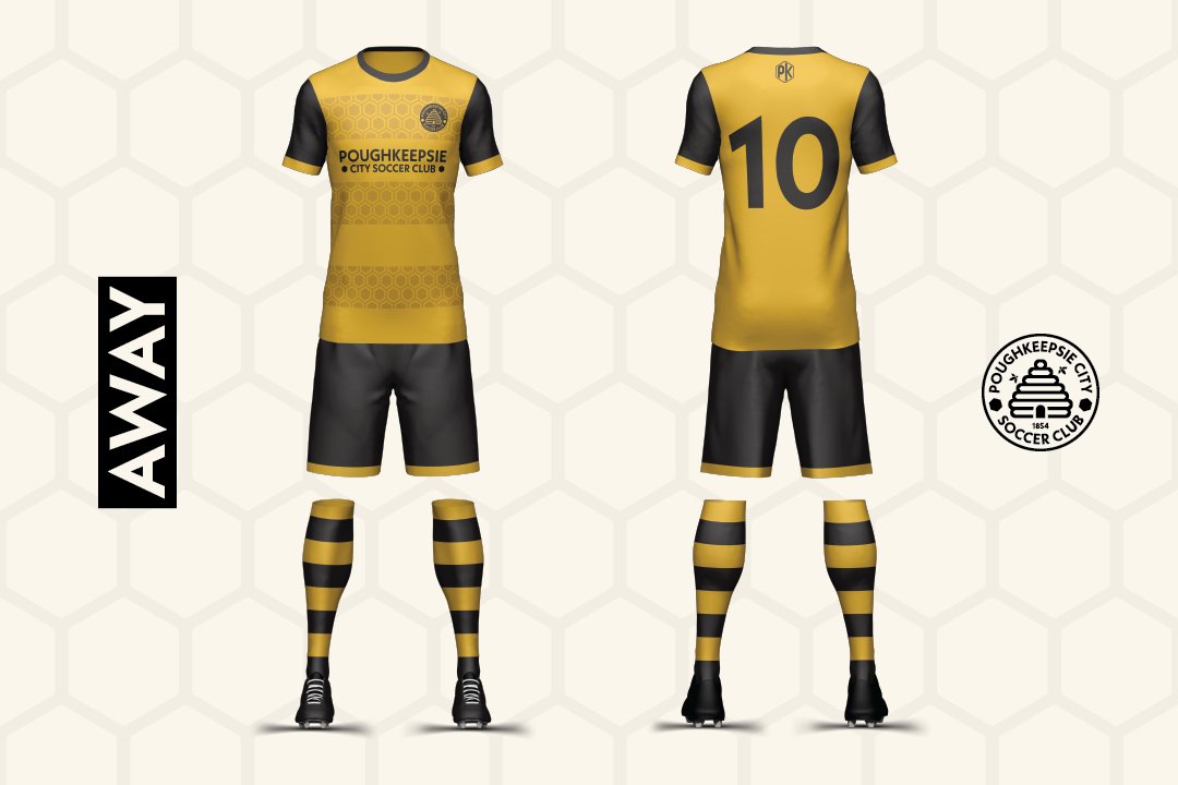 bradmargraphics's tweet photo. A new concept, (most likely) a new series

First of the Hudson Valley concepts: Poughkeepsie City

The concept takes influence from the city's crest and flag which feature a beehive. The primary color scheme follows the recent changes to the city's branding, adopting black &amp; gold https://t.co/wQ9CXWhMIY