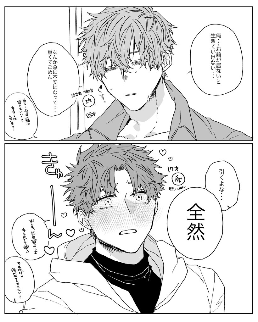 #創作BL 

【再掲】泣き虫な攻め 