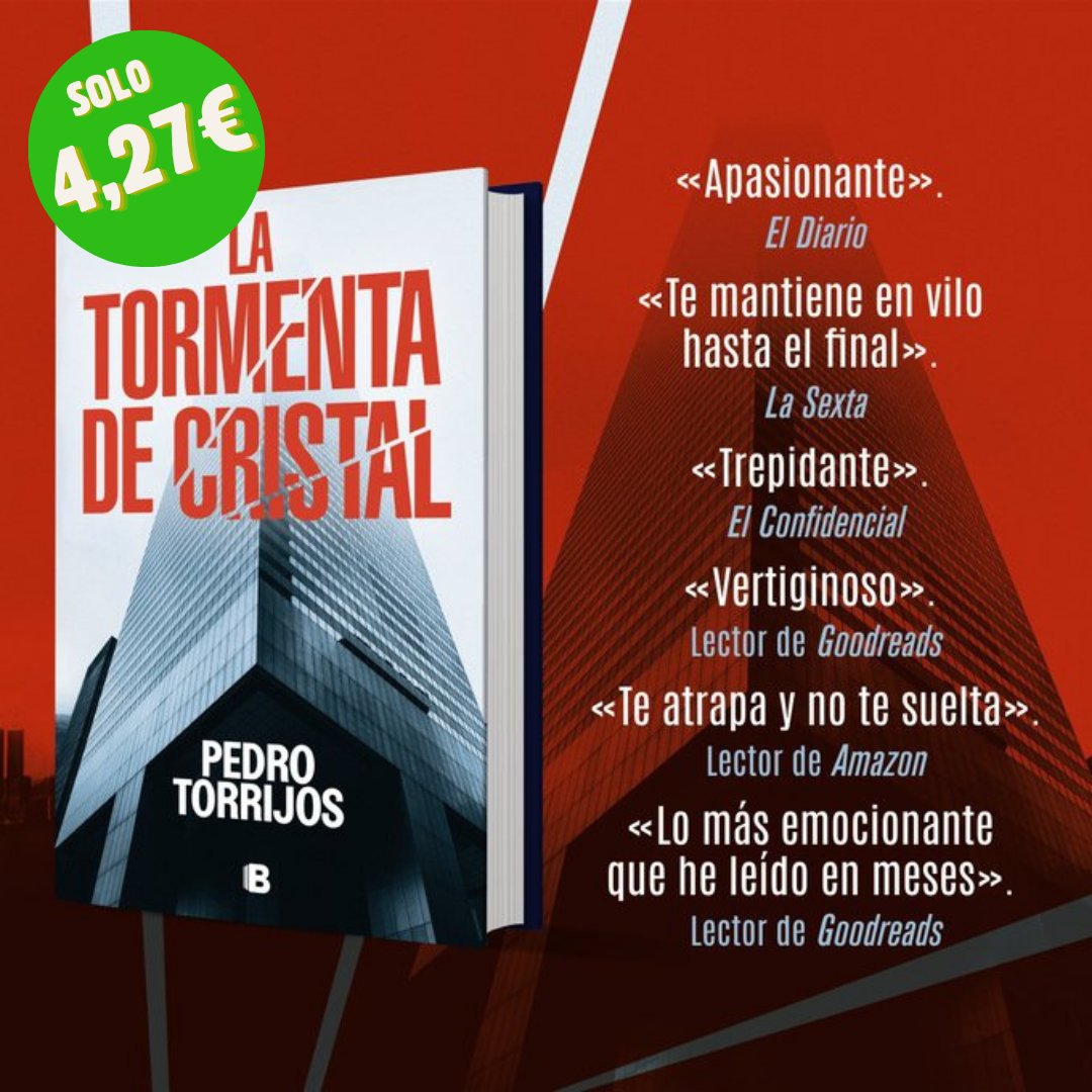 Chavalada, La Tormenta de Cristal sigue al 50% de descuento en ebook.

⚡Solo 4,27 € en Kindle, en Kobo, en Apple books, en Google books y en todos las webs de ebook!

(un RETUIC, plis❤️)

amazon.es/gp/aw/d/B0BX4S…