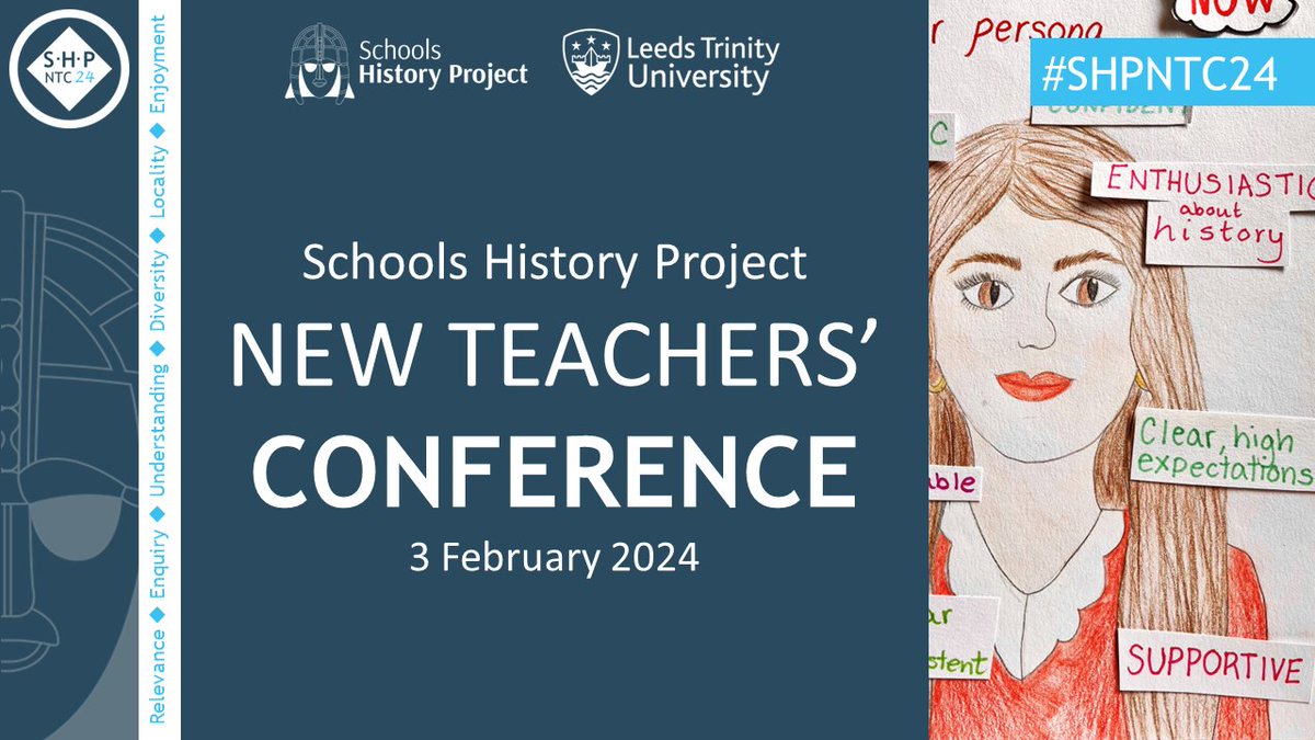 The SHP New Teachers' Conference is in full swing. Always a joy to have so many new- and recently-qualified teachers coming together to talk about fantastic history teaching, rooted in SHP Principles. Missed out? Don't worry! Our Summer Conference is at @LeedsTrinity on 29-30 Jun