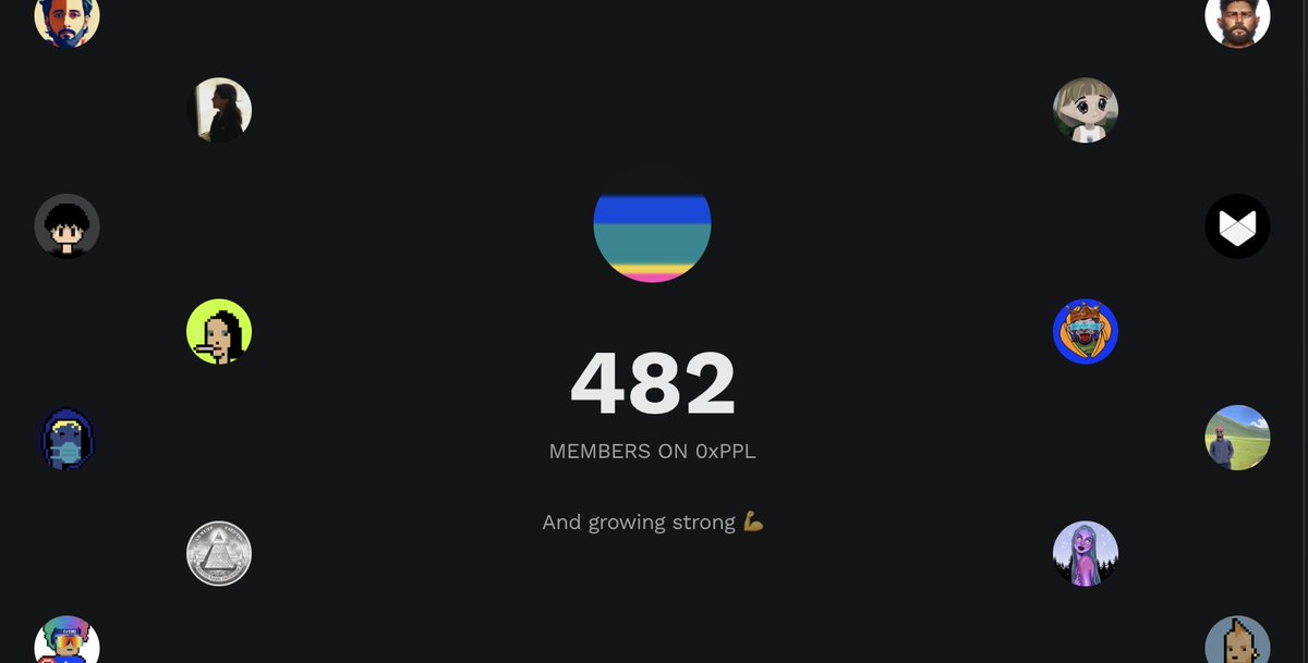 Slowly letting more people into <a href="/0xppl_/">0xPPL</a>  

Giving away 5 access codes to the Weekend Grinders

Just Rt, Like , Comment and Follow us.

Bonus points for tagging others

Next week is gonna be big