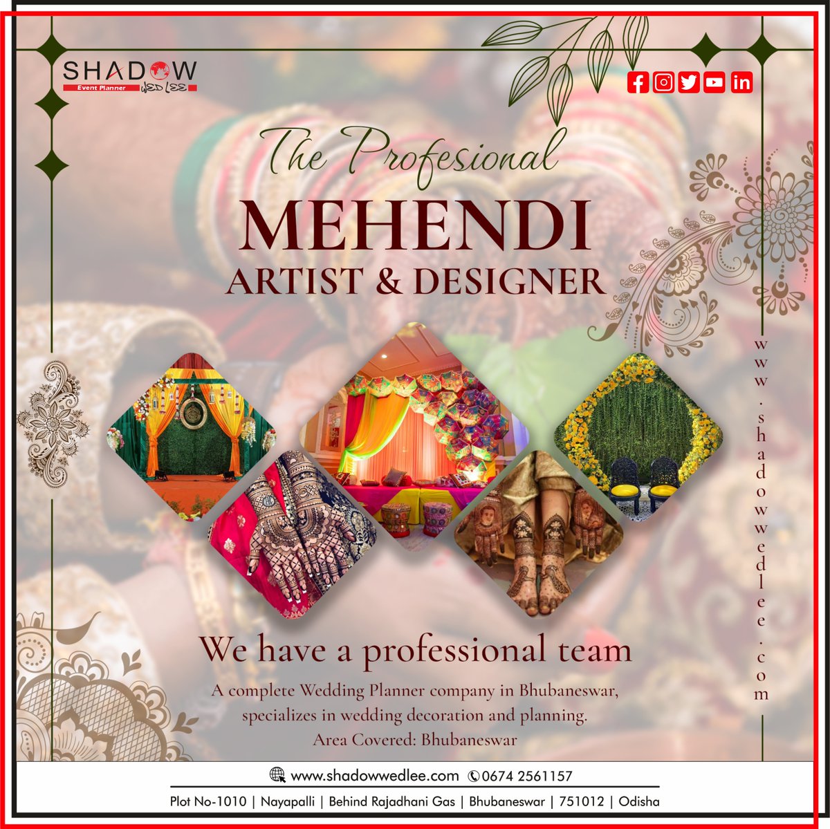 shadow_wedlee's tweet photo. Welcome to the enchanting world of Mehendi Magic, where love, tradition, and creativity come together in a celebration like no other! If you're looking to add a unique and personal touch to your Mehendi ceremony, we've got some inspiring ideas to make your celebration so special. https://t.co/XAxYDo4U3G