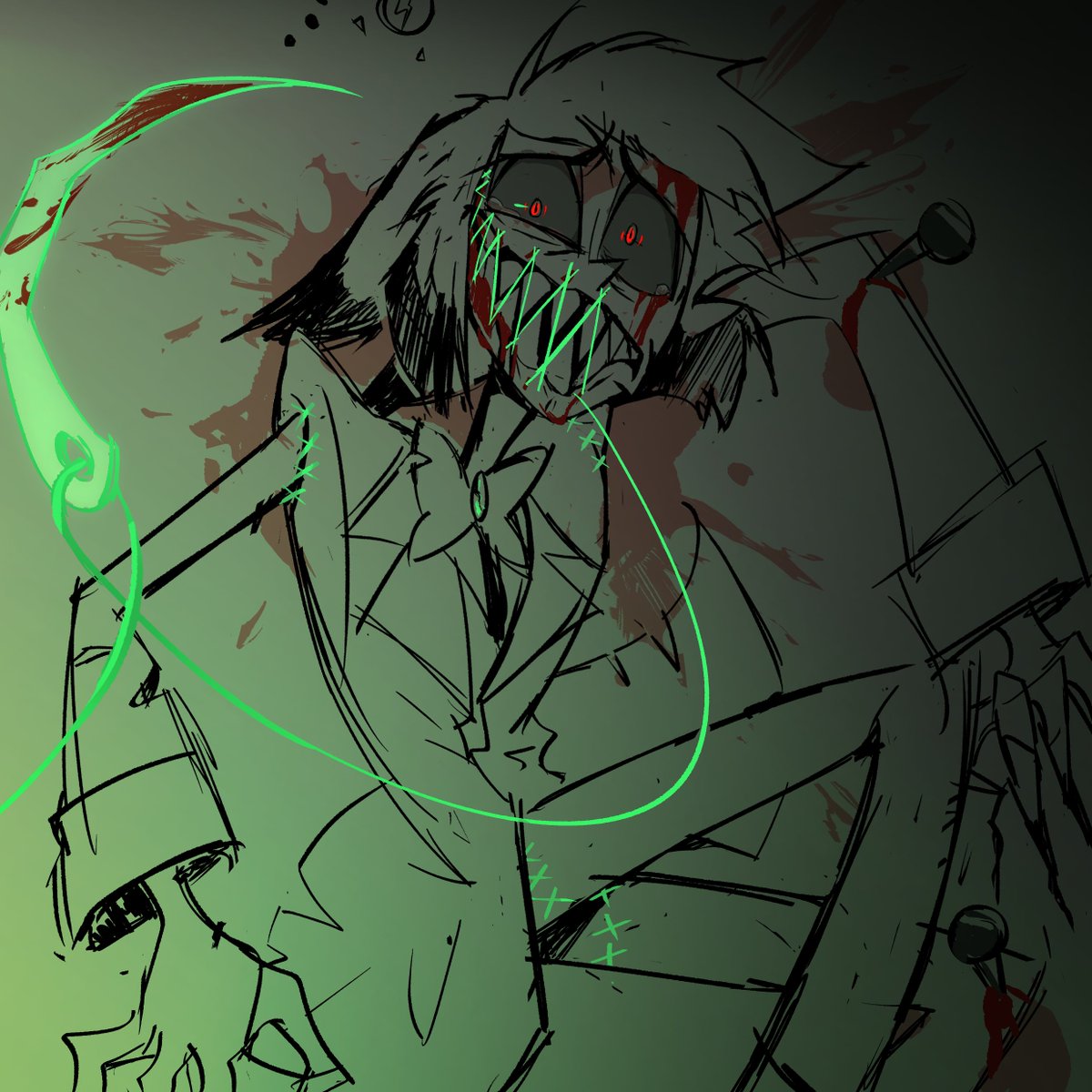 C45_Ian's tweet photo. Smile looks good on you... my precious little doll♥️
#HazbinHotel #alastor https://t.co/4PdyxNMhIU