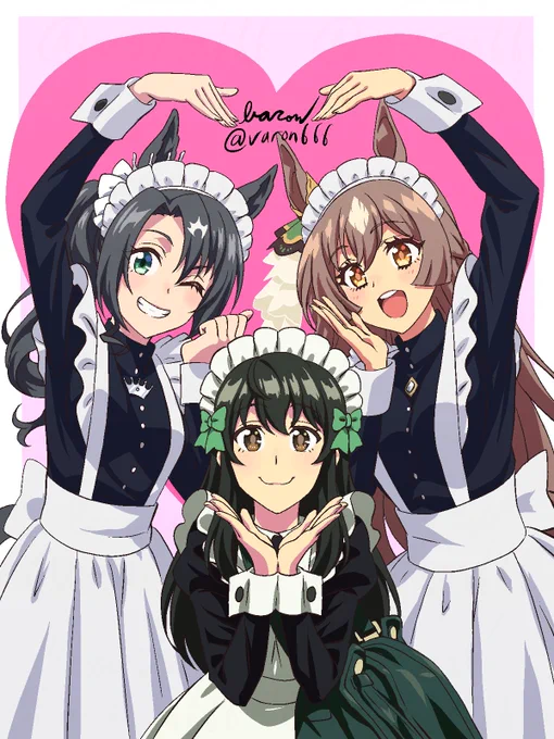 俺の幻覚かと思ってたけど間のMCパートの鈴代さんと立花さんがハート作ってて完全にコレだった #ウマ娘5th東京D1 