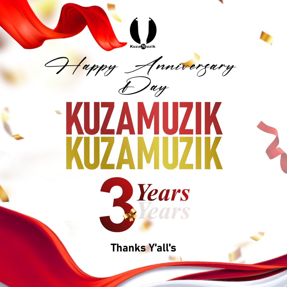 AndyMwag's tweet photo. CÉLÉBRONS 
•
@kuzamuzik 
3 ANS Déjà 🍾🎊🎈🎉 
KUZAMUZIK : Pour la Muzik et Par la Muzik
Merci beaucoup, Nos Clients: Artistes , Fans , Fam.
Merci beaucoup @franceauburundi / @IFBurundi 
Mme chargée de comm &amp; adm. @yvetteihorimbere &amp; l’équipe KuzaMuzik 

©️2024, Kuzamuzik https://t.co/kC5NTYteLP