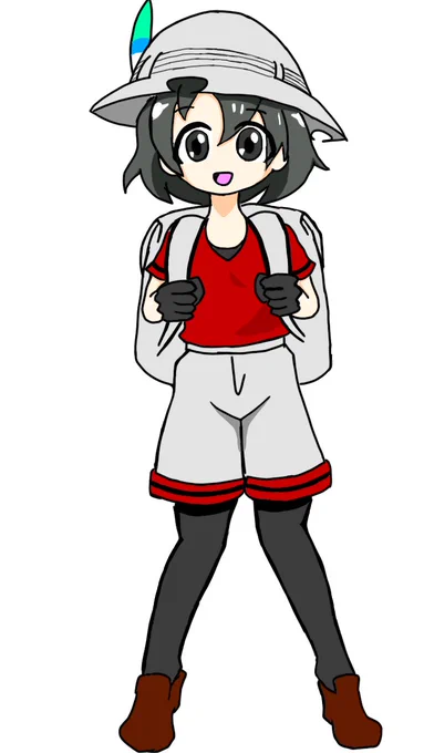 ‥ィよし、切り替え。切り替えついでに三年前にはじめて描いたかばんちゃんなーげよっ。ついでに最近のも。 