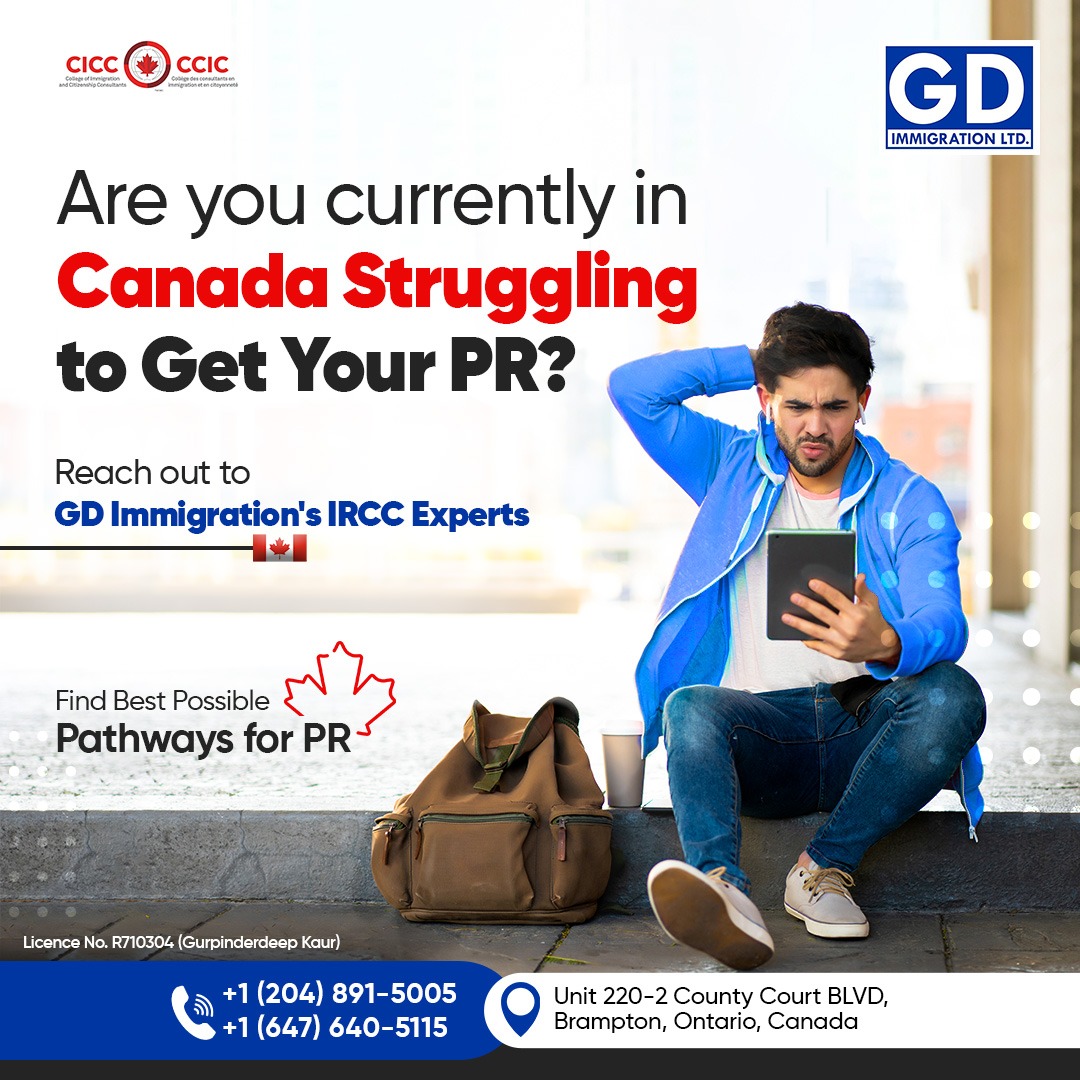 🍁 Having trouble with Canadian PR? You're not alone, and we're here to help! Contact us now.

#GDImmigration #Canada 
#PermanentResidencyJourney #PRServices #NewBeginnings #SettleAbroad #ImmigrationSupport #ResidencyApplication #CanadianPR #PRSupport #ContactUsNow