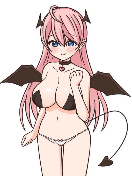 サキュバスちゃん立ち絵
(↓差分あり) 