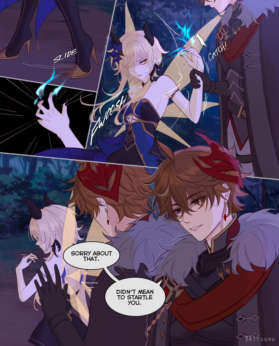 (1/2 read left to right) 
Here's my piece for #chilumiminibang ! I collaborated with @fuwasdeadinside so go read her fic 😈
#chilumi 