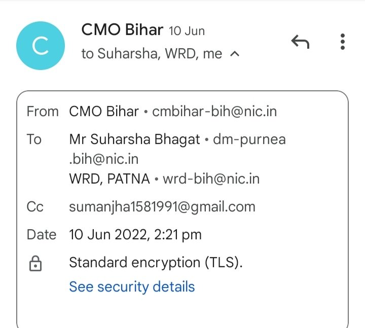 SumanJhaChanka's tweet photo. ग्रामीणों का आवागमन के लिए नहर पर पुल के लिए @officecmbihar के द्वारा वर्ष 2020 से मेल किया जा रहा है लेकिन आज तक पुल नही बना जब #CM साहब का नही सुना जाता है ,आम जनता क्या उम्मीद करें 
@VijayKrSinhaBih संज्ञान लिया जाए
@BiharRuralWorks 
@RCD_Bihar 
@mopr_goi 
@MoRD_GoI 
@aajtak https://t.co/UDzsPrRAnP