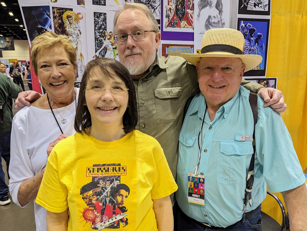 It's so wonderful to spend time with our dear friends Jeff, Mary, and #MikeGrell at #MegaCon this weekend! ❤️