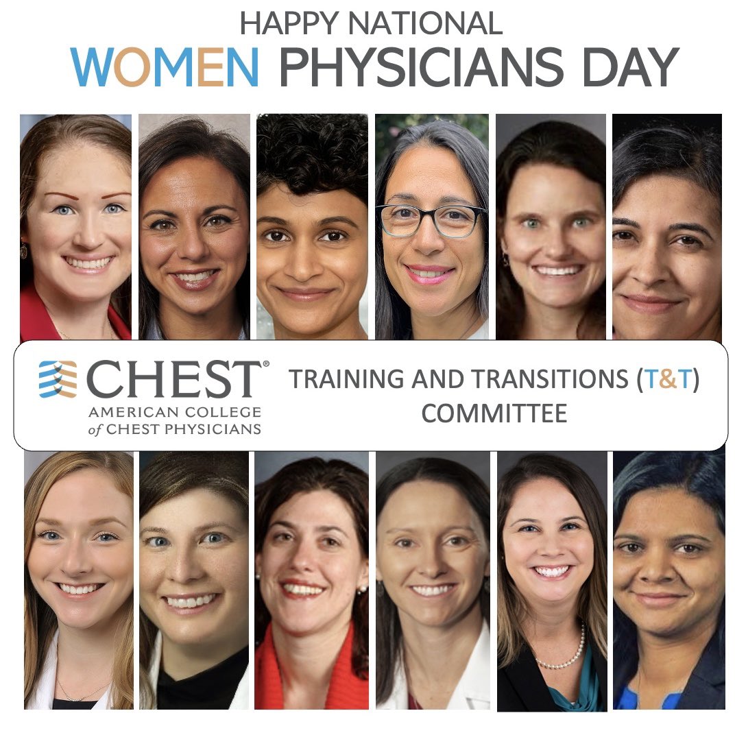 I am honored to work with this extraordinary group of individuals in @accpchest . I have been lucky to be surrounded by this colleagues in the field of #PCCM #Sleep. What an incredible team with abundance of talent, mentorship, drive, and friendship. HAPPY #womenphysiciansday !