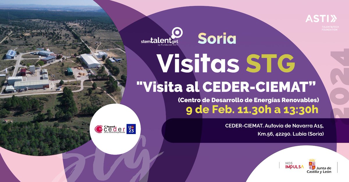 Celebramos el Día Internacional de la Mujer y la Niña en la Ciencia: 22 niñas del programa STEM Talent Girl Soria, nos visitarán el próximo 9 de febrero