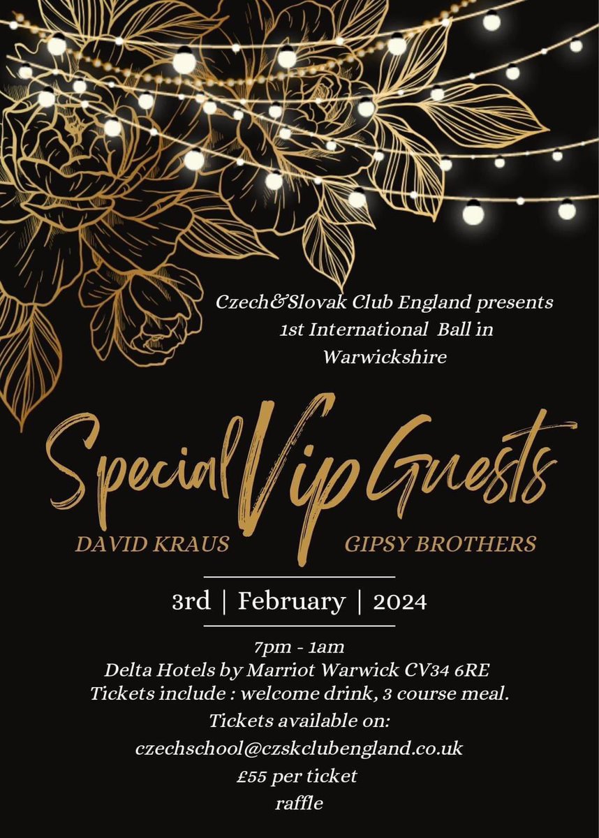 ConsultSlovak's tweet photo. #hellokrivan Hello #fašiangyball
We are delighted to announce our amazing prize contribution to a #raffle at 1st International Czech & Slovak Ball in Warwick happening today! A lovely stay for two at @sojkaresort in #Slovakia 🇸🇰 Liptov region of Janosik Sojka! Let’s celebrate! https://t.co/BKu3oYQEXP