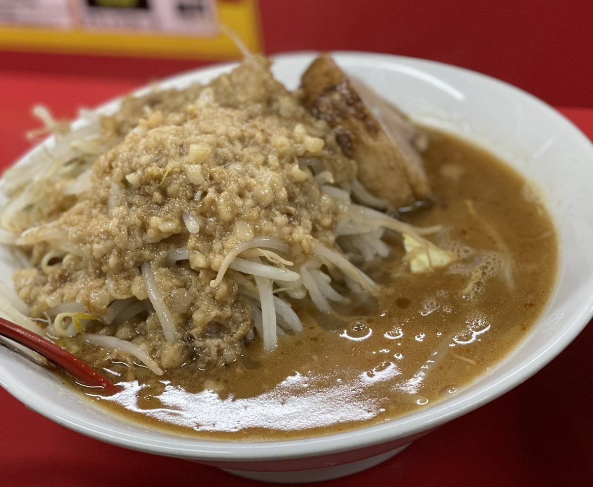 nirao2563's tweet photo. 立川マシマシ長岡店
つけ麺小　300g
野菜マシ
アブラマシマシ

普通のラーメンの時よりペロリ😋と食べられた。
#立川マシマシ https://t.co/OcyvGw7JVv