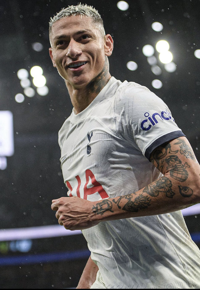 TheSpursExpress's tweet photo. 🚨| Richarlison has now scored the same amount of Premier League goals this season as Callum Wilson and Michail Antonio COMBINED! 🤣🤍🇧🇷 https://t.co/VYQzYqORfF