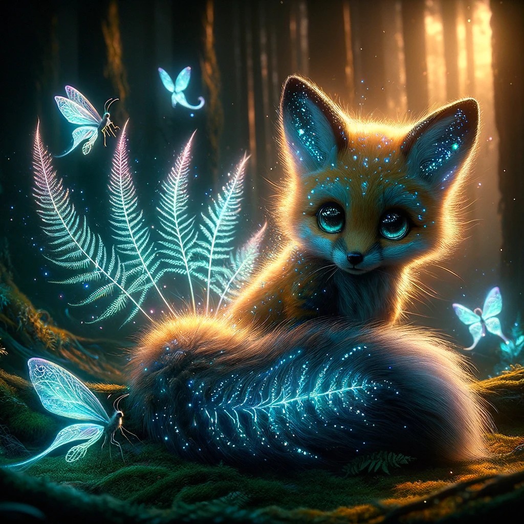 Lumifern Foxkits of the Glimmergrove