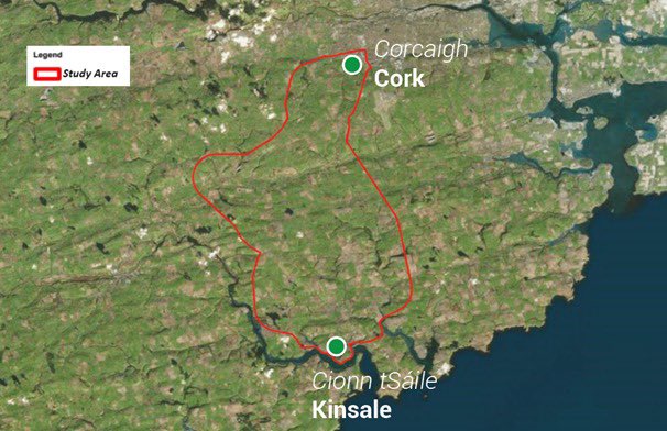 ♻️ Study areas have been identified for both the Skibbereen sections of the West Cork Greenway and the Cork to Kinsale Greenway. Public consultations for both projects are now open for submissions.

🚶 It is proposed that all routes for the West Cork Greenway will originate in