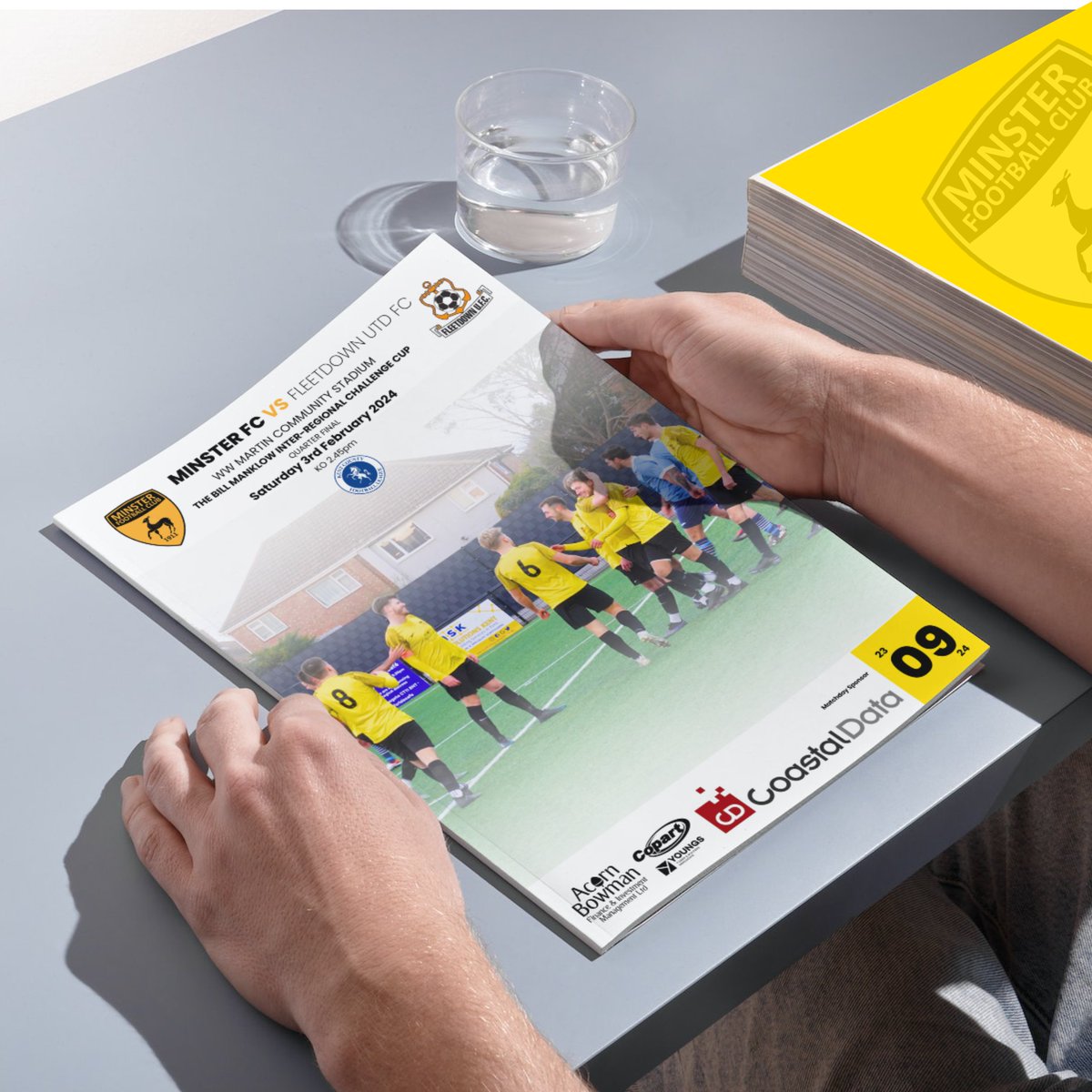 MinsterFC1911's tweet photo. Printed programmes available at our home match today (£2)
Keep an eye out for our online programme link at 2.45pm kick off today - via social media channels.
@KCFL1516
@SELKGrassroots
@Teamgrassroots_
@NonLeagueCrowd
#matchdayprogramme #printedprogramme #digitalprogramme https://t.co/6wSyvugFE5