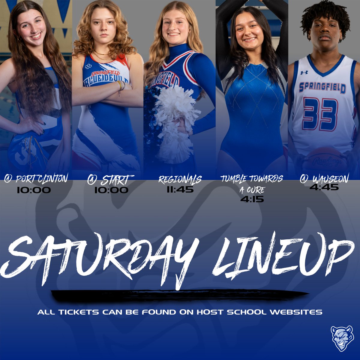 sfieldathletics's tweet photo. It's another big Saturday for Devil Nation! Get out there and support your Blue Devils!

Tickets are all sold electronically on host school athletic websites. https://t.co/aUB8xadmBp