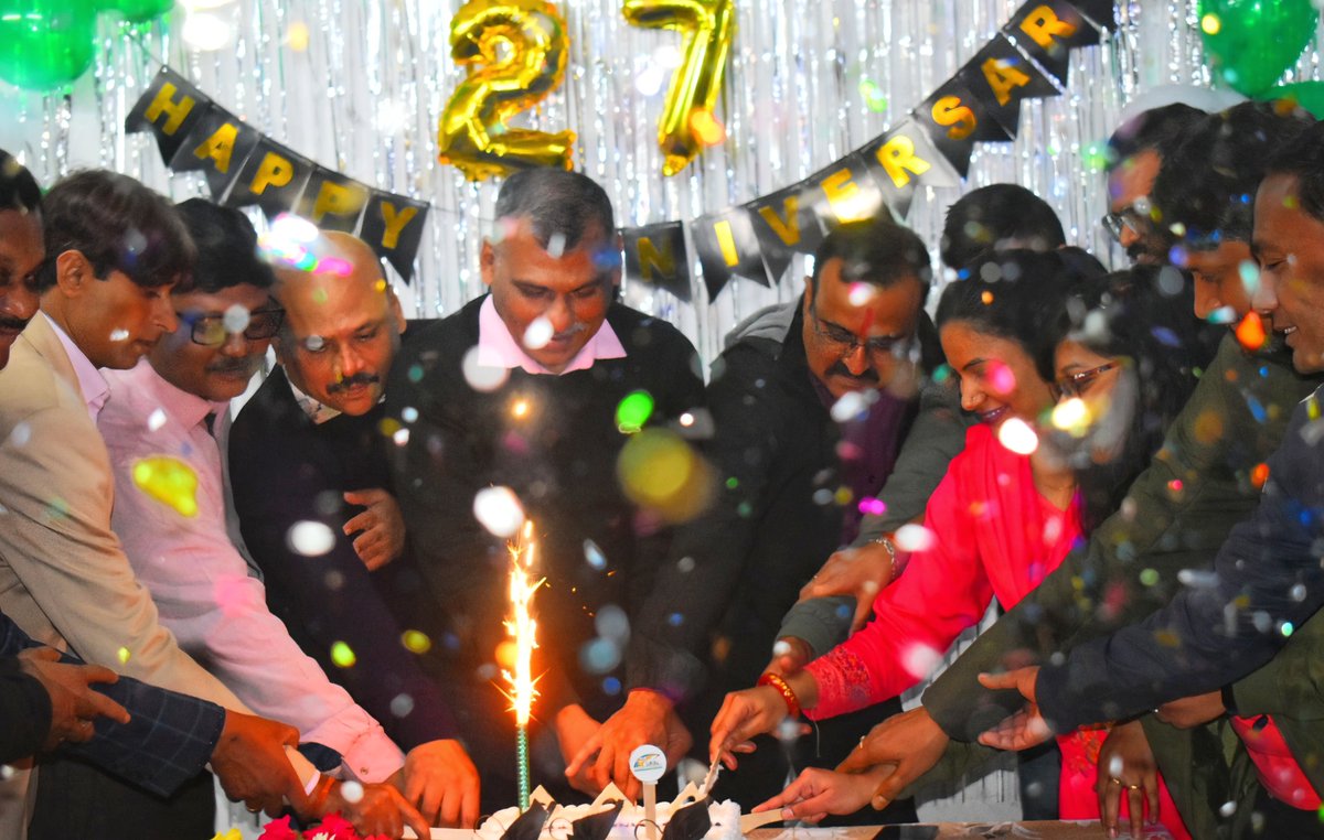 citizens_cf's tweet photo. Today @citizens_cf celebrates 27 successful years, teamed up with the birthday of our Secretary cum CEO, Mr. @GaneshReddys7. A joyous day at the office, here's to many more years filled with love, laughter, and happiness. #CFat27 #CitizensFoundation https://t.co/DyrIs3Thxg