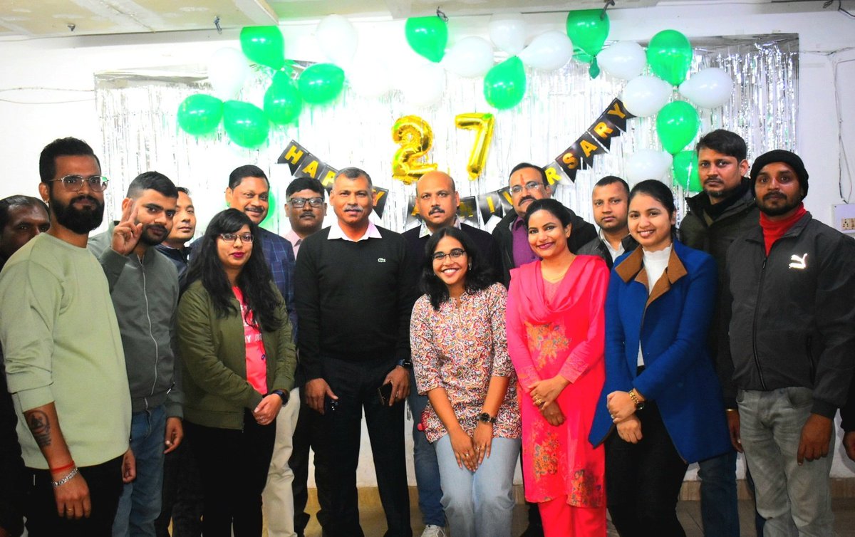 citizens_cf's tweet photo. Today @citizens_cf celebrates 27 successful years, teamed up with the birthday of our Secretary cum CEO, Mr. @GaneshReddys7. A joyous day at the office, here's to many more years filled with love, laughter, and happiness. #CFat27 #CitizensFoundation https://t.co/DyrIs3Thxg