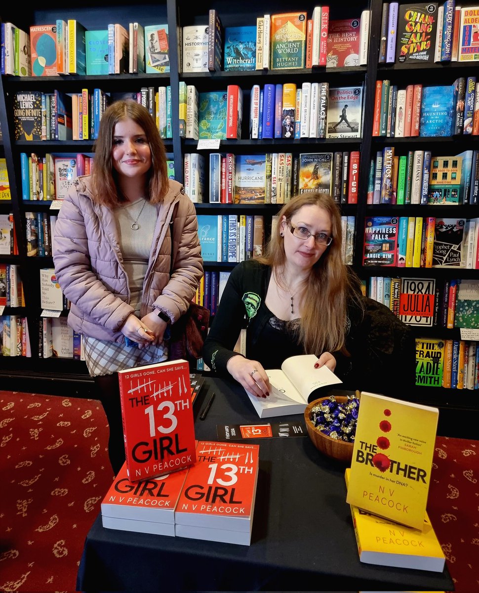 karenrust71's tweet photo. @NickyP_author had a fab book signing @WaterstonesKet. Big rack of books sold out! @HeraBooks @NTelegraph #The13thGirl https://t.co/pFxUoU6s7t