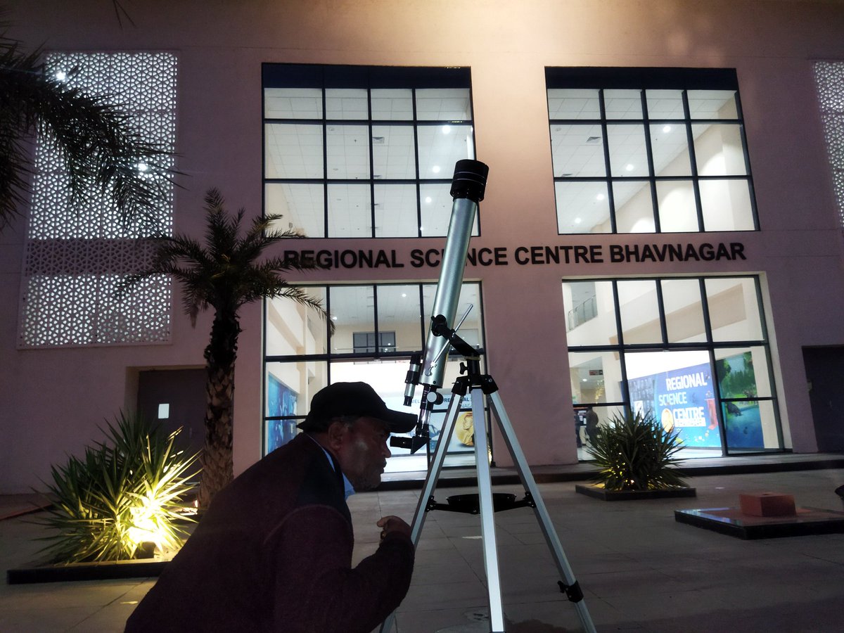 The cosmos at Regional Science Centre Bhavnagar's amazing sky gazing activities! Join us under the stars for an unforgettable journey into the night sky. #Bhavnagar #SkyGazing #ScienceCentre