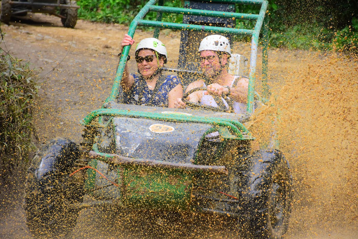 My wife and I enjoying a little mud in Punta Cana 😎