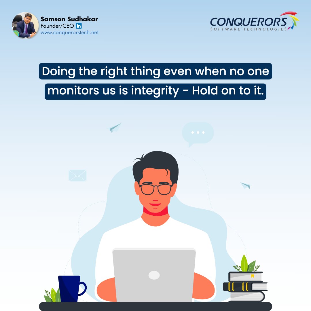 ConquerorsTech's tweet photo. Embarking on a journey toward success requires more than just aspirations—it demands a robust system of daily habits. Goals serve as the guiding stars, while systems are the engines propelling us forward.

#DreamBig #SystematicSuccess #SamsonSudhakar #MondayMotivation https://t.co/Lj2Gl11kkL