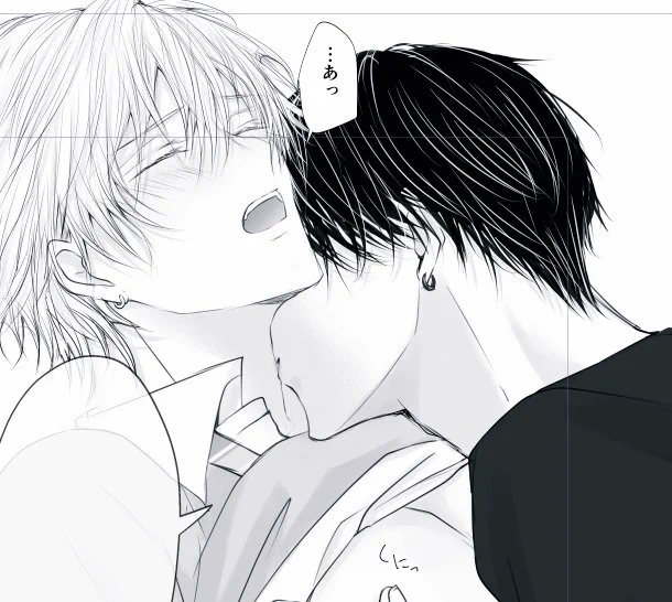 #J庭55 新刊の進捗
無自覚に煽ってしまい先輩にtkb責められる橘くん
#創作BL 