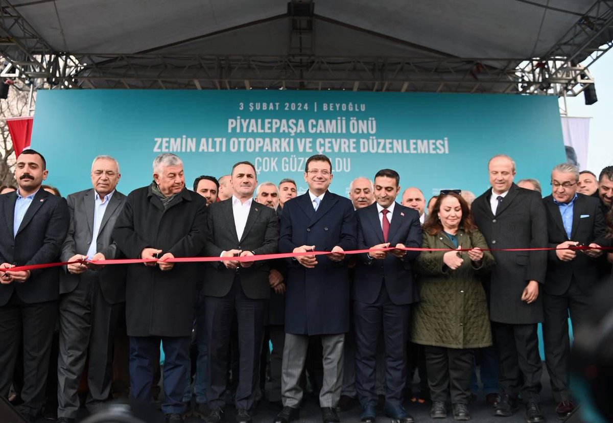 Projesi Merhum Kadir Topbaş Ağabeyimiz tarafından başlatılan Piyalepaşa Zeminaltı Otoparkı’nın açılışını İBB Başkanı Sn Ekrem İmamoğlu’nun katılımıyla gerçekleştirdik. Beyoğlumuz’a hayırlı olsun, emeği geçenlere teşekkür ediyoruz.