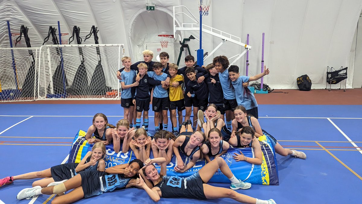 BSAKAbuDhabi's tweet photo. It's Day 2 of the BSME U13 Games and our girls and boys are doing so well. Congratulations to our girls' netball team for a convincing win in the final and becoming BSME U13 Netball champs 2024. 
@BSAKsports  #BSAKNetball #BSAKFootball https://t.co/0As45mykIw
