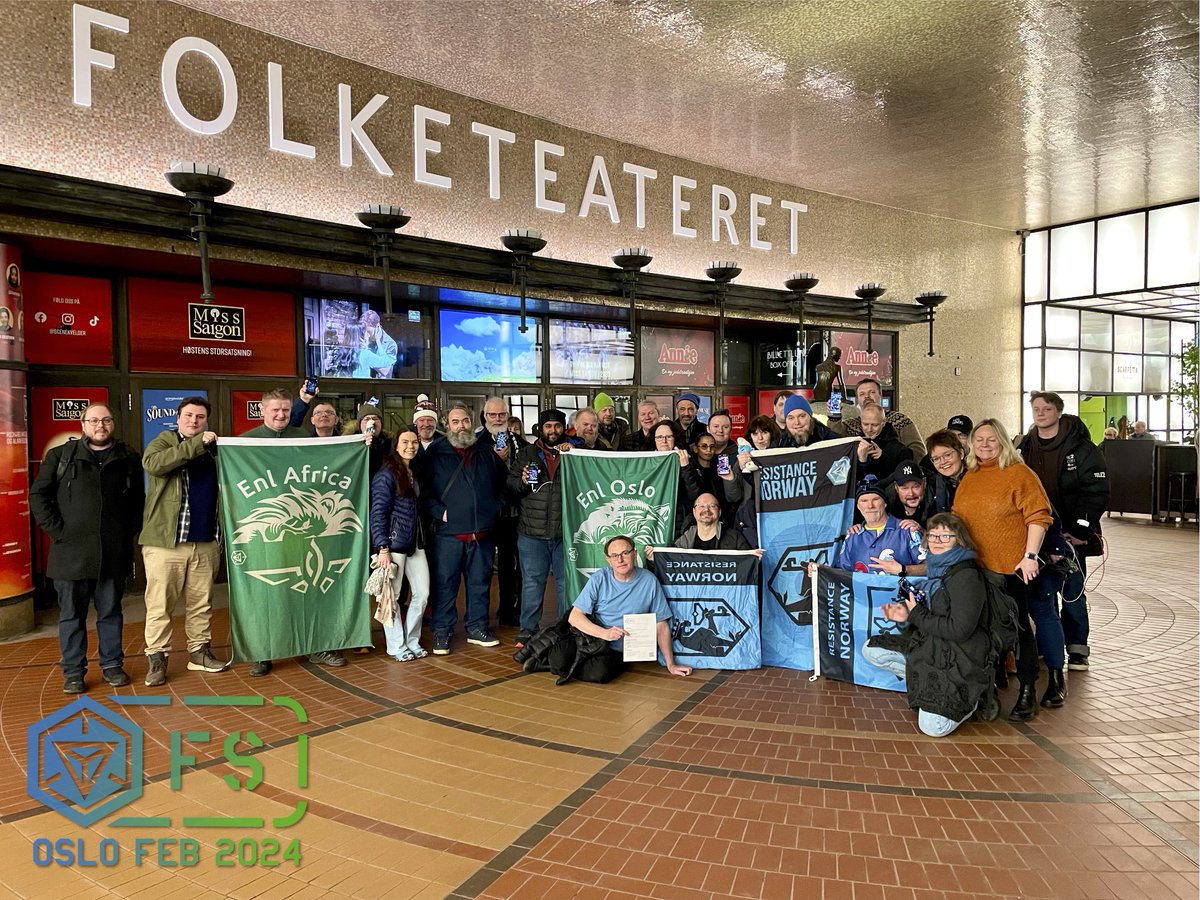 IngressfsN's tweet photo. #Ingress #XFac #IngressFS #FSOslo #IFS #NIA #Niantic #FirstSaturday #FirstSaturdayOslo #IngressPrime #FSOslo #February24 #Resistance #Enlightened https://t.co/3ROsAWPhOy