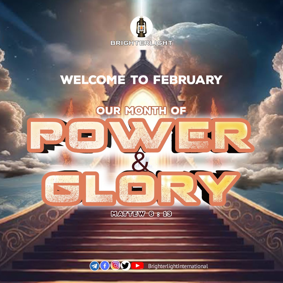 brighterlight_'s tweet photo. Praise the lord,
Welcome to the month of February in the name of the lord.
What is the lord saying for this month? According to Matthew 6:13
"And lead us not into temptation, but deliver us from evil: For thine is the kingdom, and the power, and the glory, for ever. Amen". https://t.co/fDLm4RjEKX