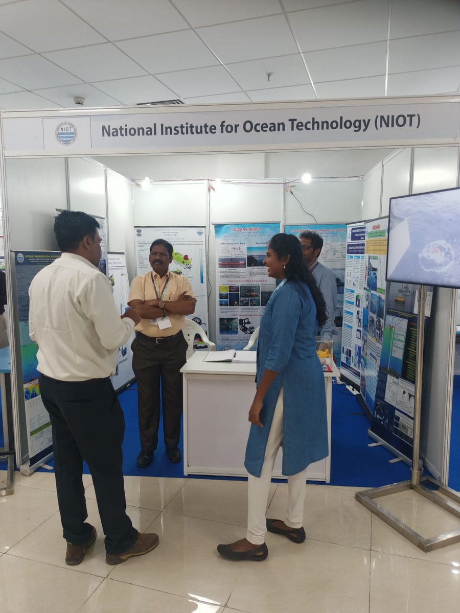 @MoesNiot innovative ocean technology & unique engineering & technology showcase at IO-CON 2024 conference hosted by INCOIS.Dive into the future of Deep sea ocean with us.See you there! #NIOT #IOCON2024 #OceanTech #INCOISExhibition

@moesgoi @KirenRijiju @Ravi_MoES @garamadass