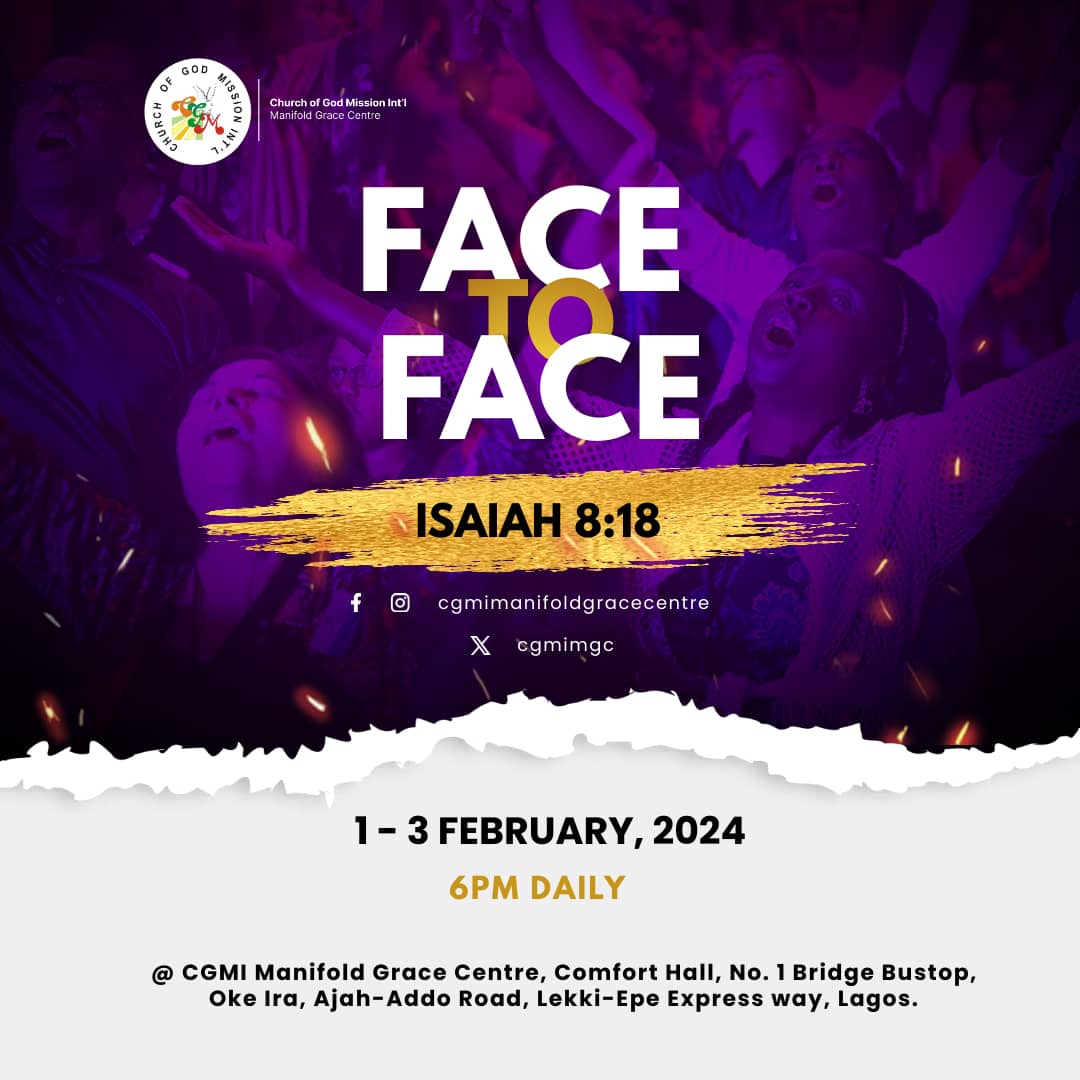 CGMIMGC's tweet photo. Today at 6pm is the final day of this GREAT ENCOUNTER.  We decree that every request made known to ABBA FATHER, is answered and delivered speedily in Jesus powerful name! Amen! 

#FacetoFace
#MiraclesSignsandWonders
#LivingtheSupernaturalLife
#FocusonChristfortheSupernatural https://t.co/1aJJqs0Rpv