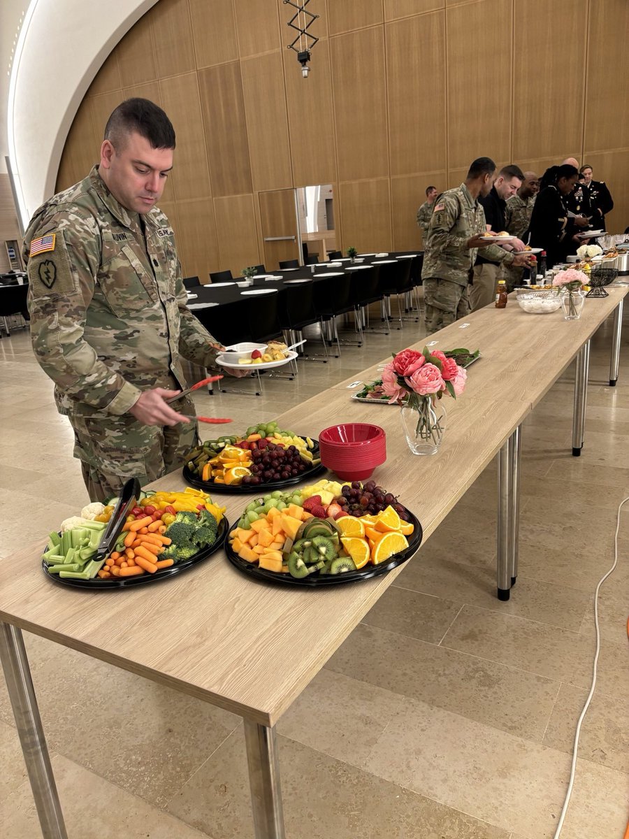 Girlchaplain's tweet photo. Yesterday, I hosted a Senior Leader Prayer Breakfast for SFC and Above. My Garrison and Brigade Chaplains help facilitate the program.  We talked about having a healthy soul and good soul care (3 John 1:2). They said they NEEDED this! #Bavaria @usarmychaplain @USArmy https://t.co/Ca1bCsZ0Lf