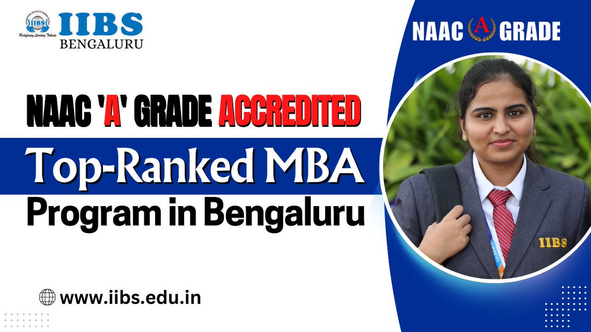NAAC 'A' Accredited Top-Ranked MBA Program in Bengaluru... bit.ly/3uucZCe

#businessstrategy #finance #marketing #leadership #criticalthinking #Bengaluru #TopRanked #alumniinteractions #placement #bussiness #BusinessSchool #NAAC