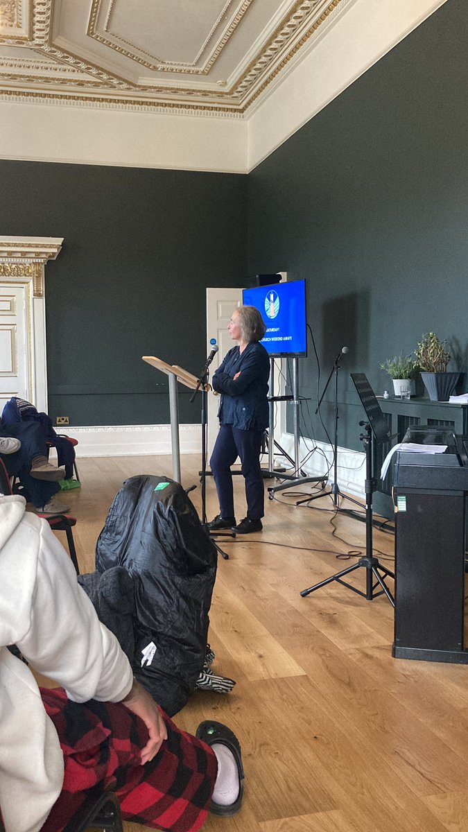 Dr Jane Williams blessing our church weekend away with a morning introduction to Matthew, finishing with a final review: “good book”