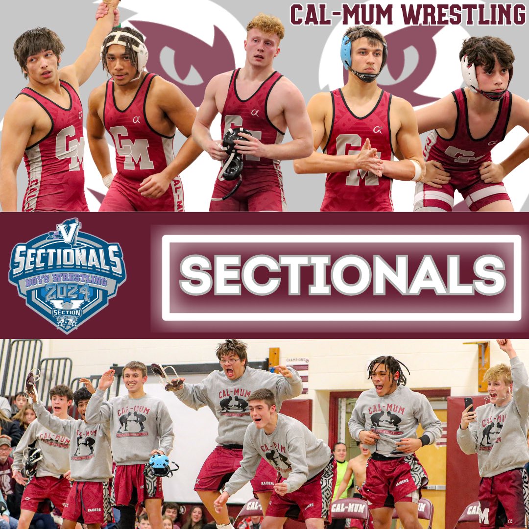 2024 Section V Wrestling Sectionals!

Good luck to our Varsity Wrestling team as they travel to Lyndonville High School today for the 2024 Class B3 Wrestling Sectional Championships! 

Buy 🎟️: bit.ly/WrestlingVtix

Watch 🎥: bit.ly/WrestleVwatch

Bring it home, Raiders!