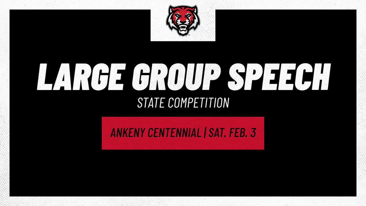 admactivities's tweet photo. Good luck to our ADM Large Group Speech teams at today's state contest! https://t.co/8p2T88K82Q