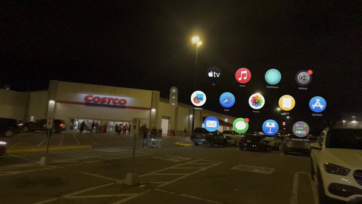 the incredible thing about Vision Pro is you don’t set a wallpaper. the beautiful real wonders of nature and existence are your backdrop for the future of computing.