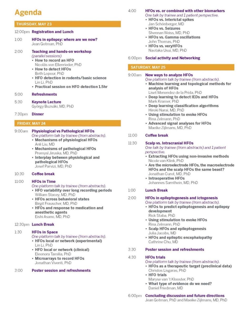 📢Trainees in epilepsy!
Register today for the 3rd international workshop on HFOs in epilepsy in New York May 23-25, 2024. 

Registration: highmarksce.com/nyumc/index.cf…
Submit abstracts - deadline Feb 29: highmarksce.com/nyumc/index.cf…

<a href="/Chris_Lisgaras/">Christos Lisgaras, MSc, PhD</a> <a href="/ExcitedBrains/">Julia LeVan, MD</a> <a href="/AnphyLab/">The AnPhy Lab</a>