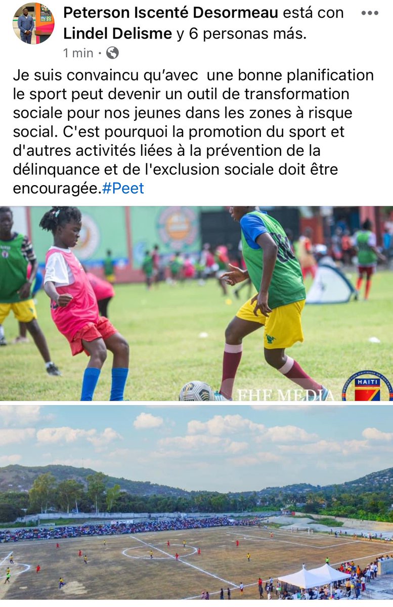 Peterson Iscenté Désormeau tweet media