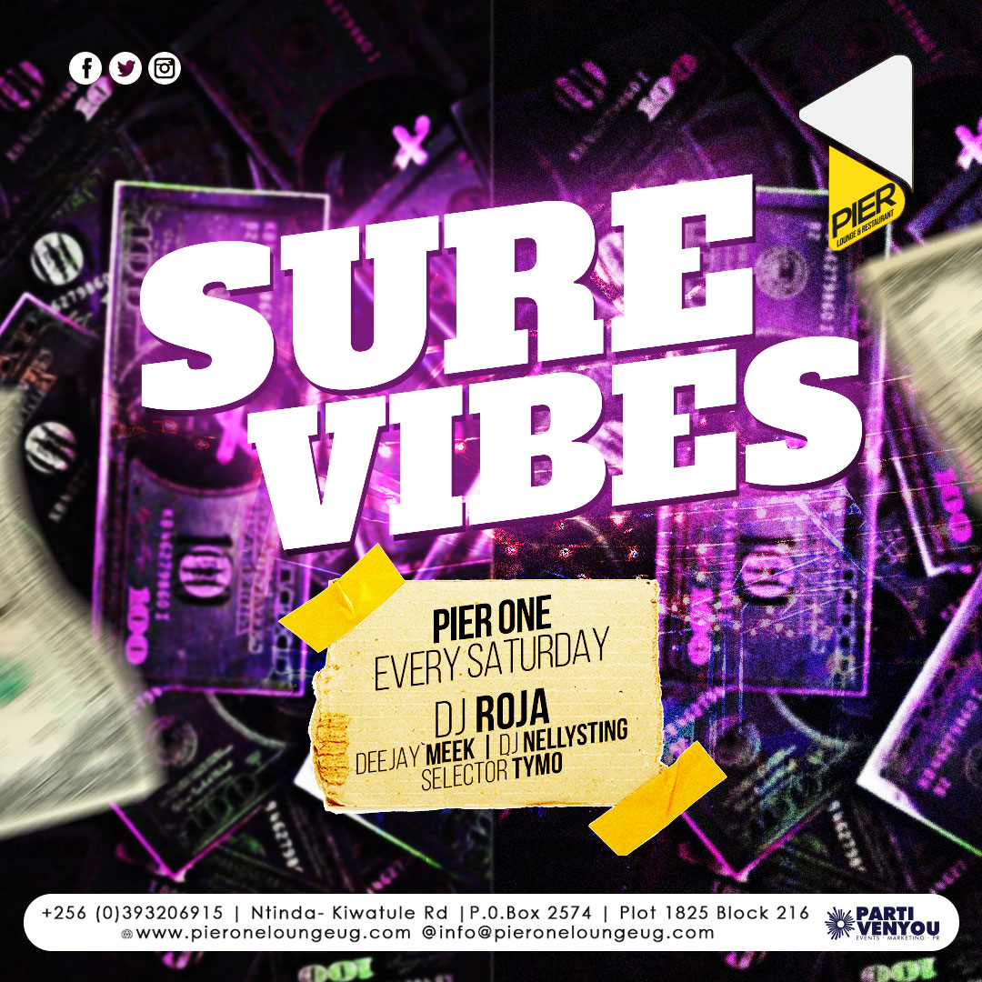Saturday's are always massive @Pier1_Ntinda . #SureVibes with @DjRoja @deejay_meek @nellysting & @SelectorTymo Come and enjoy the weekend